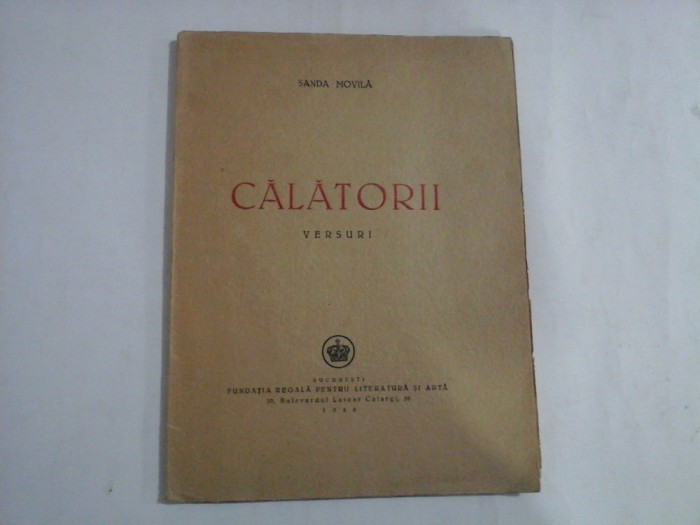 CALATORII - SANDA MOVILA