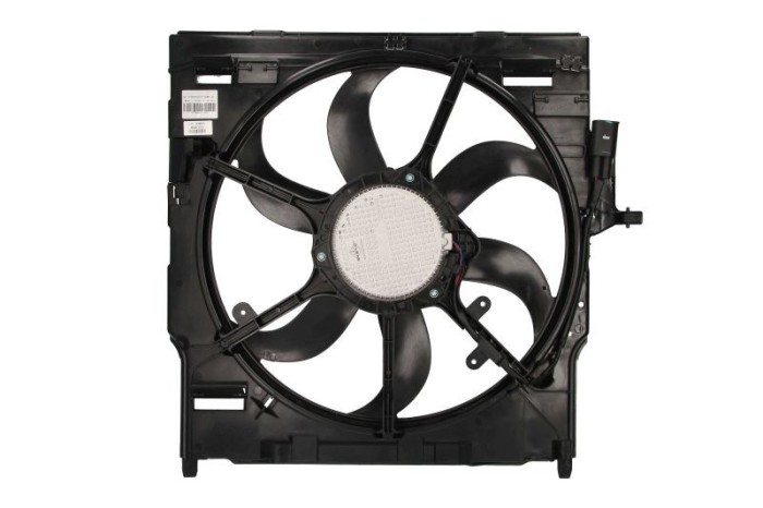 GMV radiator electroventilator BMW X5 xDrive35i/xDrive40i E70, 2007-2013, X6 xDrive35i E71, 2008-2014, motor 3.0 R6 T, benzina, 400W; 520 mm; 3 pini