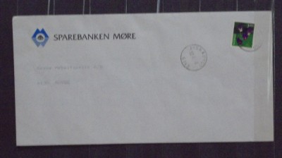 NORVEGIA - PLIC CIRCULAT SPAREBANKEN MORE, NORVEGIA - TIMBRAT. foto