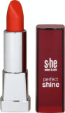 She colour&amp;style Perfect Shine Ruj de buze N. 330/210, 5 g