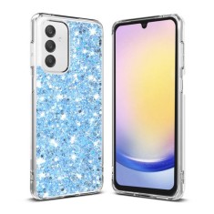 Husa pentru Samsung Galaxy A25 5G - Techsuit Sparkly Glitter - Blue
