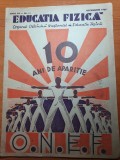 revista educatie fizica decembrie 1933-art.si foto ski,atletism,vacanta la munte