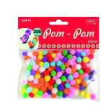 Cumpara ieftin Bile de Plus Colorate DACO Pom Pom, 10 mm, 200 Buc/Set, Multicolor, Bilute de Plus, Bile Pom Pom, Bilute Pom Pom, Bilute Colorate Pom Pom, Bile Plusat