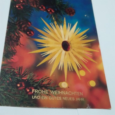 CARTE POSTALA FELICITARE CIRCULATA UZATA foto