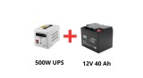 Volt Polska Alimentare ne&icirc;ntreruptibilă pentru pompe de circulație 500W + acumulator 40Ah