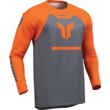 MBS Tricou motocross/enduro THOR RIDEMODE MENACE, portocaliu/gri, L, Cod Produs: 29108458PE