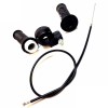 Set Mansoane + Cablu Acceleratie 72cm Pocket Bike Mini ATV TMMP - Acceleratie Moto, Piese Pocket Bike, Cablu ATV