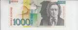 M1 - Bancnota foarte veche - Slovenia - 1000 Tolari - 2003