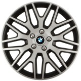 Set 4 Capace Roti 15 inchi (R15) Dakar Gri-Negru, Compatibile Cu BMW
