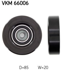 SKF VKM 66006 Rola ghidare/conducere, curea transmisie