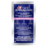 Benzi Albire Dinti, Crest Whitestrips 3D Sensitive Bright, pentru Dinti Sensibili, Nivel Albire 7, Tratament 14 Zile, 28 benzi