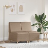 vidaXL Fotoliu 2 pcs Cappuccino 55 x 74 x 82 cm Piele artificială