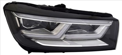 Far Audi Q5 (Fy), 09.2016-10.2020, montare fata, stanga, cu lumini de zi tip LED; LED; electric; fara modul semnalizator fata LED; fara modul LED; fa foto