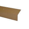 Profil aluminiu pentru treapta, cu surub, SET A32 auriu, 42 x 65 mm, 2.7 m
