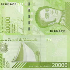 VENEZUELA 20.000 bolivares 2019 UNC!!!