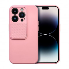 Husa Compatibila cu Apple iPhone 13 Pro Max iberry Slide Case Roz