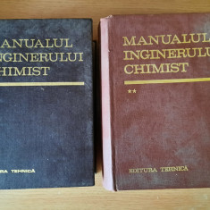 MANUALUL INGINERULUI CHIMIST (2 volume) – Colectiv de autori (1972)