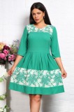Cumpara ieftin Rochie Eleganta Lia cu terminatie brodata - 40Marimea
