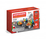 Set magnetic de construit- Magformers Vehicule, 17 piese, Clics toys