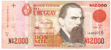 Uruguay 2 000 Nuevos Pesos 1989 Seria 10922016