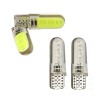 Set 2 Becuri Auto LED T10 COB, 5W, Canbus, Alb/Albastru, 12 LED, 12V, 6500K/7500K, Lumini Interior, Martor Bord, Plafoniera
