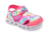 Cumpara ieftin Pantofi sport SKECHERS roz, HEART LIGHTS, din material textil