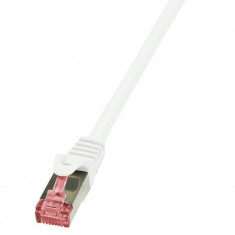 Cablu Patchcord LogiLink Cat.6 S/FTP PIMF PrimeLine 15m, alb foto