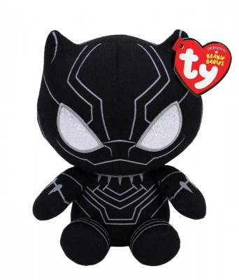 Plus Ty 15cm Beanie Babies Soft Marvel Black Panther foto