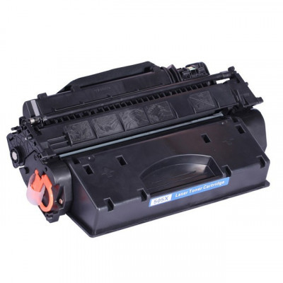 Cartus toner compatibil HP CE 505X black, capacitate mare, bulk foto