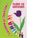 Coloram si invatam! Flori de gradina - Adina Grigore