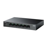 SWITCH TP-LINK 6 porturi 10/100 Mbps, 4-Port PoE carcasa metalica &quot;LS106LP&quot; (timbru verde 2 lei)