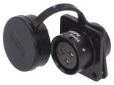 Soclu SA20 mamă 3 PIN IP67 25A 500V