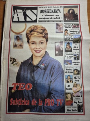 ziarul formula as 18 -25 noiembrie 2002 - teo trandafir foto