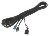 Cablaj Fakra socket MTA, plug HC97 negru drept 5.6m 12VDC