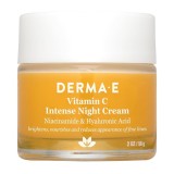 Cremă de noapte Derma E Vitamin C Intense, iluminare și hidratare, 57 g