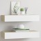 vidaXL Dulapuri de perete cu sertar 2 buc stejar/alb 60x23,5x10 cm MDF