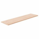 Cumpara ieftin Polita, 80x20x1,5 cm, lemn masiv de stejar netratat