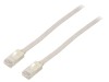 Cablu Retea Goobay UTP Cat5e Alb 5m Patch Cord RJ45 Plat Neecranat CCA