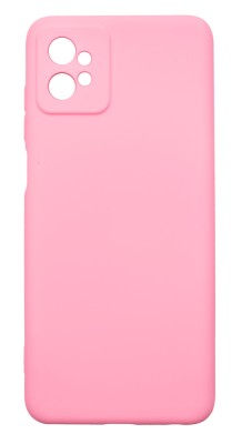 Husa de protectie din silicon pentru Motorola Moto G32, SoftTouch, interior microfibra, Roz foto