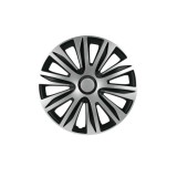 Set capace roti pe 14, Nardo, negru si argintiu, Automax