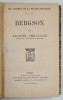 BERGSON par JACQUES CHEVALIER , 1926