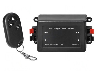 Variator de lumină LED 12-24V 8A cu telecomandă foto