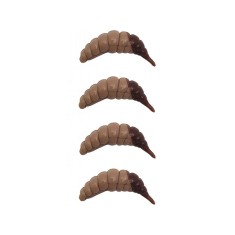 Naluca FISHUP Ozi Cheese, 138 Coffee Milk Earthworm, 3cm, 10buc/pac