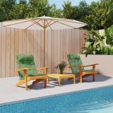 Perne de scaun adirondack, 2 buc, model frunze, textil Oxford
