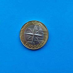 1000 Lire 1999 San Marino-AUNC-in realitate arata bine!