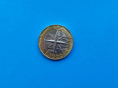 1000 Lire 1999 San Marino-AUNC-in realitate arata bine! foto