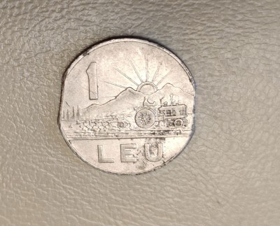 Rom&amp;acirc;nia - 1 leu (1966) monedă s415 foto