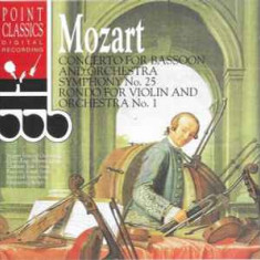 CD Mozart ‎– Concerto For Bassoon And Orchestra / Symphony No. 25