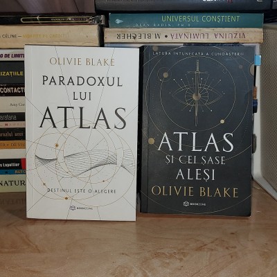 2 CARTI OLIVIE BLAKE - ATLAS SI CEI SASE ALESI + PARADOXUL LUI ATLAS , 202/4 * foto
