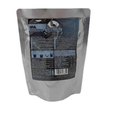 Malt bere George&amp;#039;s Beer IPA 650 gr (pentru 5L bere) + drojdie fermentare 2,5 gr foto